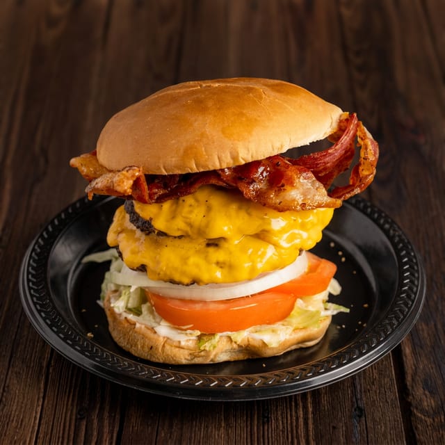 Double Bacon Cheeseburger.